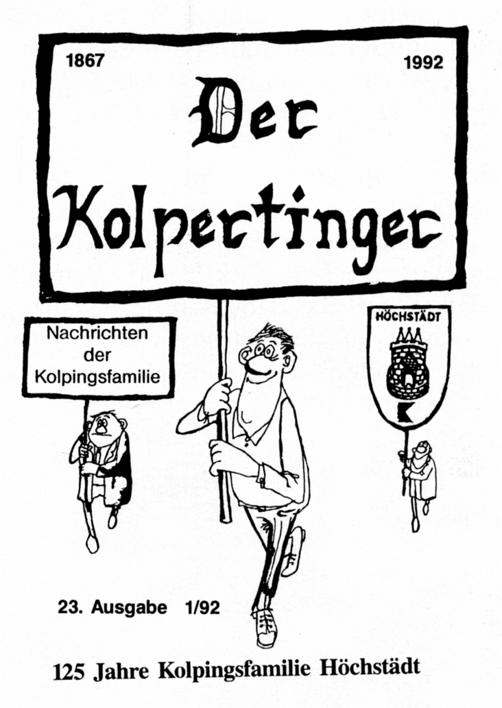 Titelblatt des Kolpertingers Titelblatt des Kolpertingers
