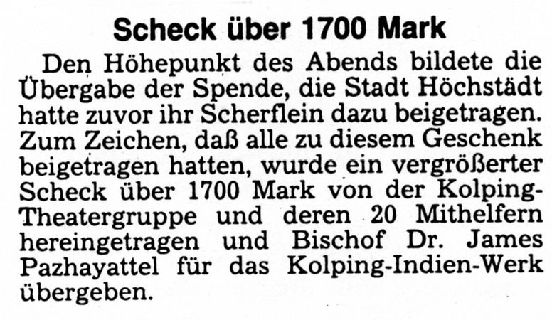 Bericht aus der DZ Bericht aus der DZ